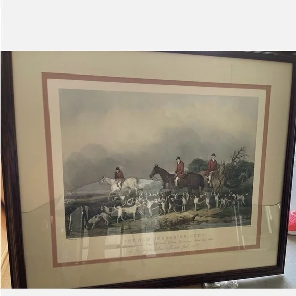 ART The Old Berkshire HuntLithograph/Painting/Engraving JohnGood/Philip Thomas